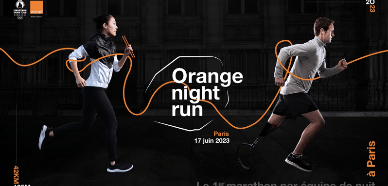 Courir le Marathon Pour Tous avec Orange Night Run