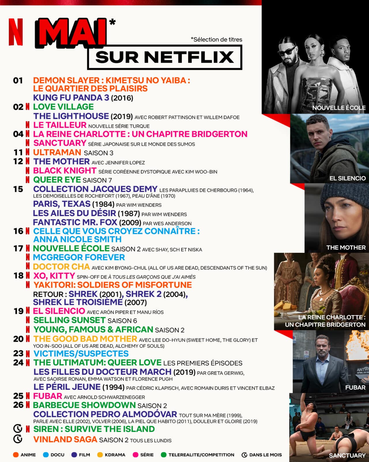 Netflix voici les séries et films disponibles en mai 2023 LCDG