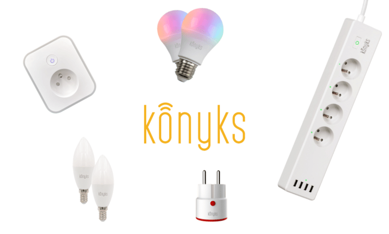 test konyks ampoules prises multiprises maison connectee petit prix