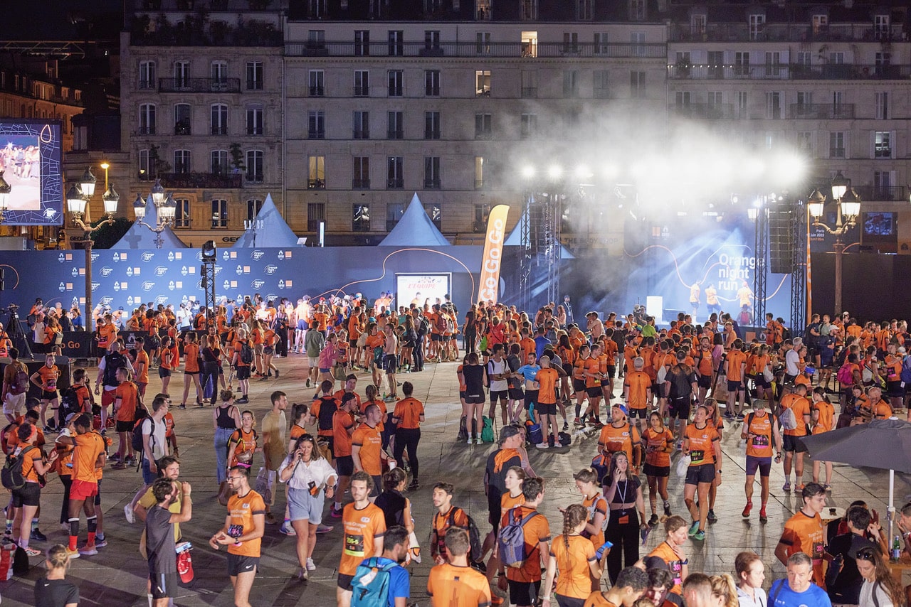 Pari réussi pour l’Orange Night Run, course qualificative pour le Marathon Pour Tous de Paris 2024 !