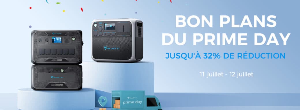 Les offres imbattables « Prime Day » de BLUETTI : les meilleures offres de générateurs solaires