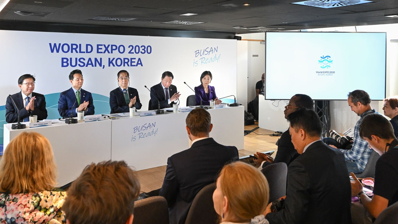 Communiqué - Exposition universelle Busan 2030, Corée : dernières annonces de la ville candidate