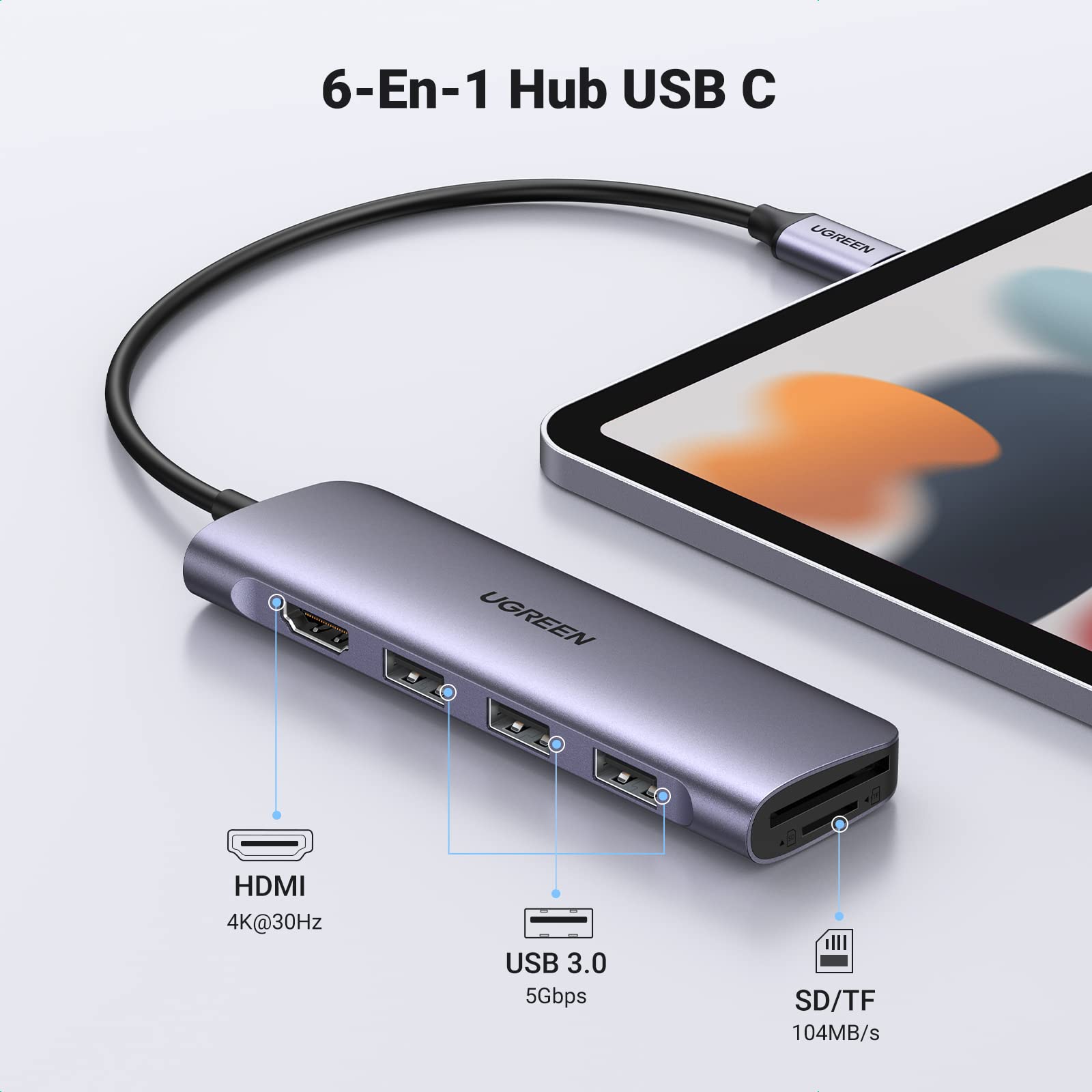 Hub USB-C UGREEN