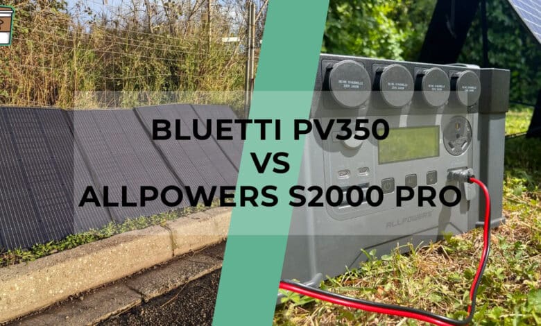 Comparatif produit avis test meilleur le quel choisir Bluetti PV350 - ALLPOWERS S2000 Pro
