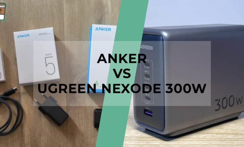 Comparatif produit avis test meilleur le quel choisir Anker - Ugreen Nexode 300W