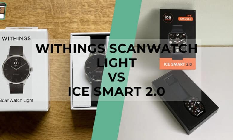 Comparatif produit avis test meilleur le quel choisir Withings ScanWatch Light - ICE Smart 2.0