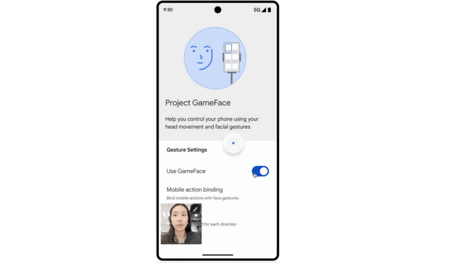 Project Gameface launches on Android