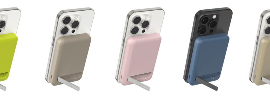 Belkin dévoile une nouvelle gamme colorée de batteries externes magnétiques pour la recharge sans fil Qi2