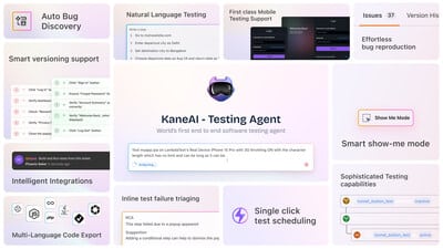 Découvrez KaneAI de LambdaTest, l'IA qui optimise les tests.