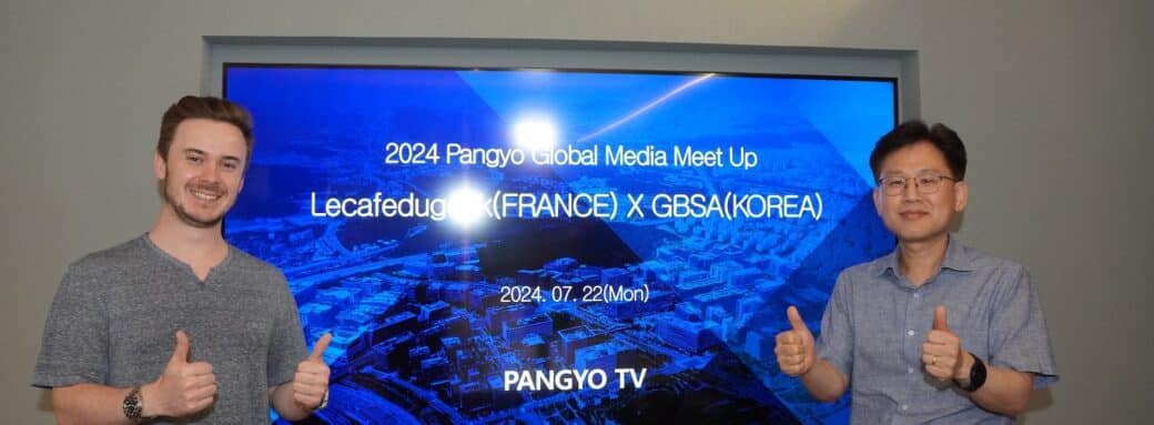 Pangyo Techno Valley Gyeonggi Business & Science Accelerator (GBSA) Intreview with Leo Thevenet - Le Café Du Geek