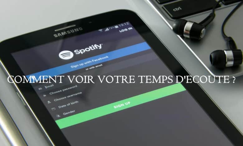 comment voir temps ecoute spotify