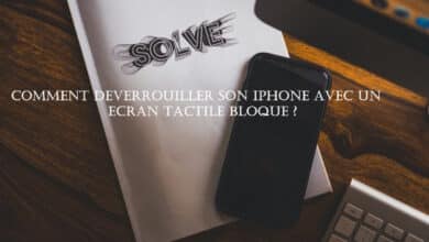 deverrouiller iphone ecran tactile bloque