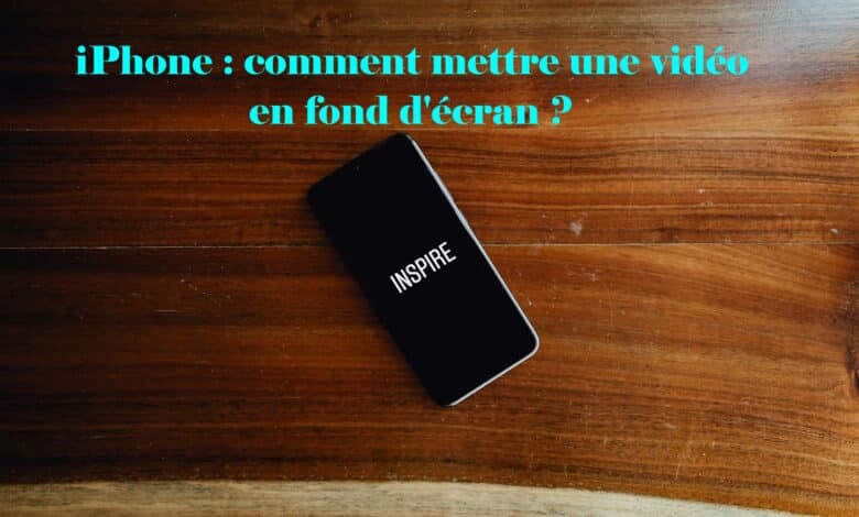 iphone video fond d ecran