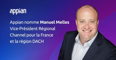 Appian nomme Manuel Melles pour accélérer sa croissance en Europe centrale.