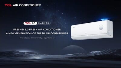 Le FreshIN 3.0 Inverter de TCL : un climatiseur sain, confortable et écoénergétique.