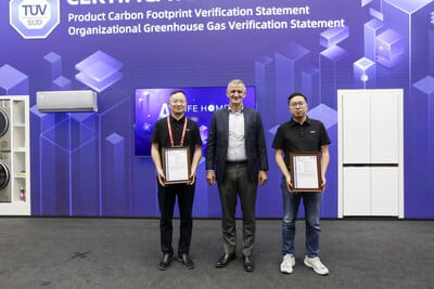 CHiQ reçoit deux certificats TÜV pour ses réfrigérateurs et lave-linge écologiques.