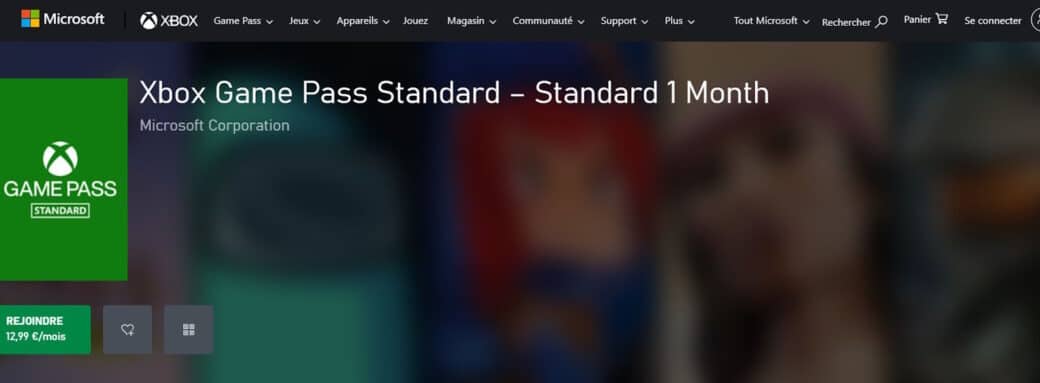 xbox game pass standard