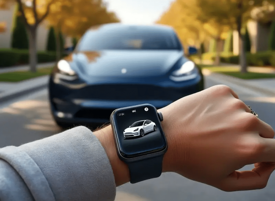 Apple Watch et l'écosystème Tesla