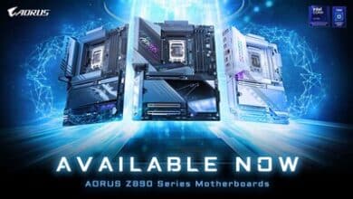 Découvrez les nouvelles cartes mères AORUS Z890 de GIGABYTE, optimisées par l'IA.