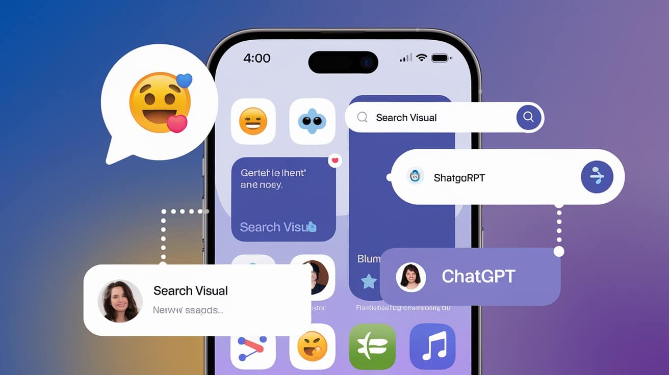 iOS 18.2 bêta - Genmoji sur iPhone