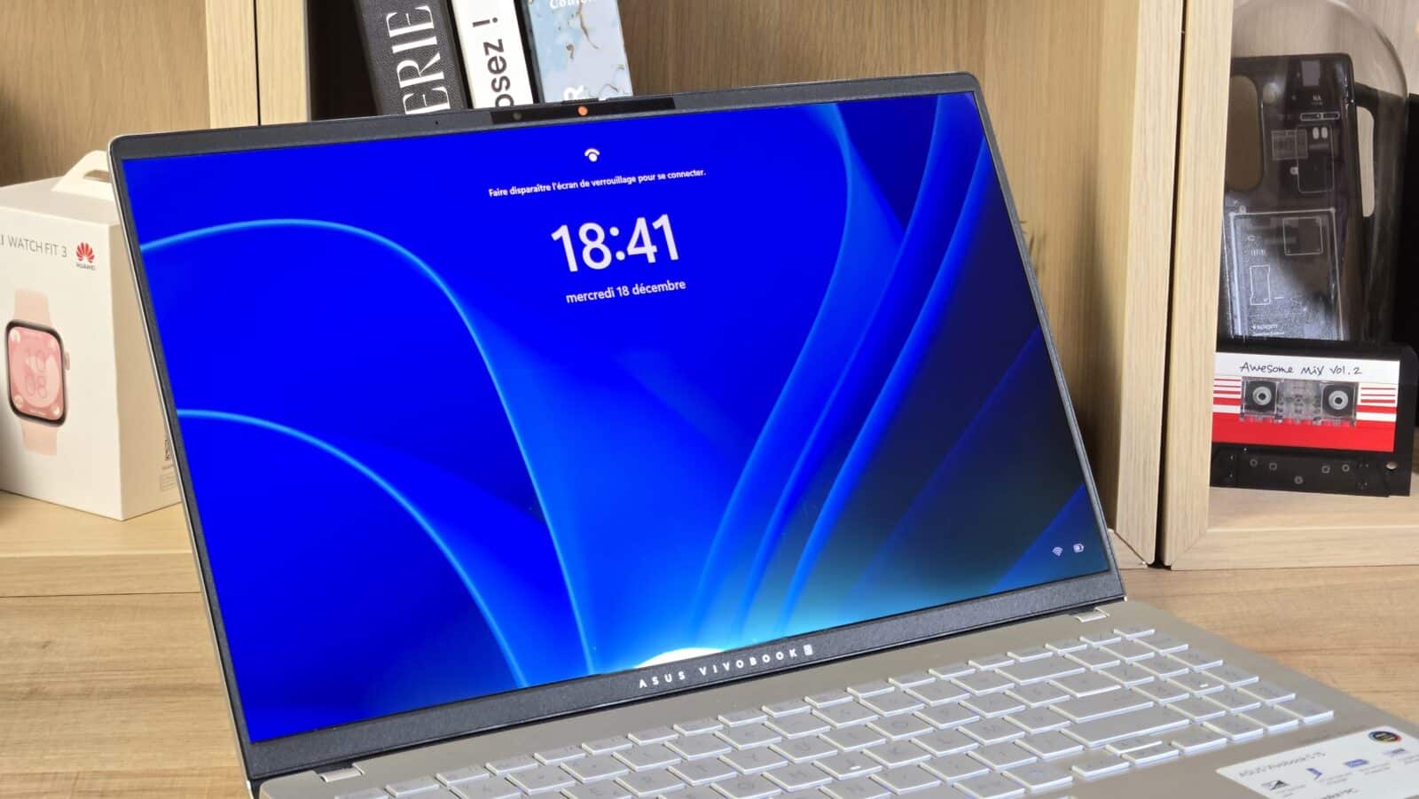 Asus Vivobook S15 - Ecran allumé