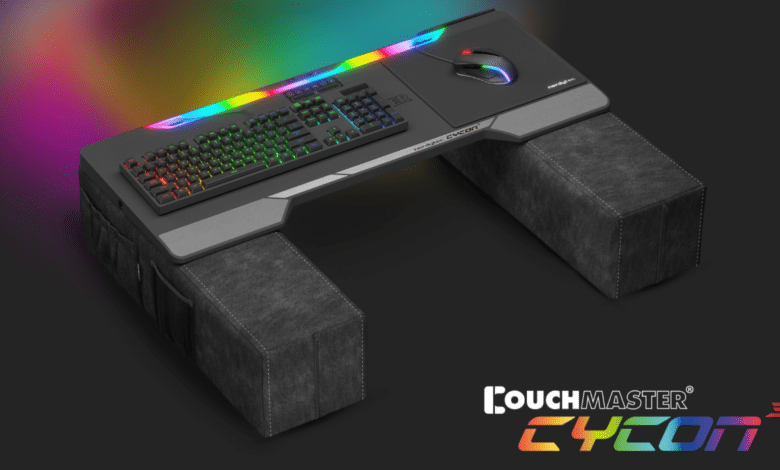 Nerdytec LANCE LE NOUVEAU COUCH DESK ÉVOLUTIF, LE COUCHMASTER CYCON³