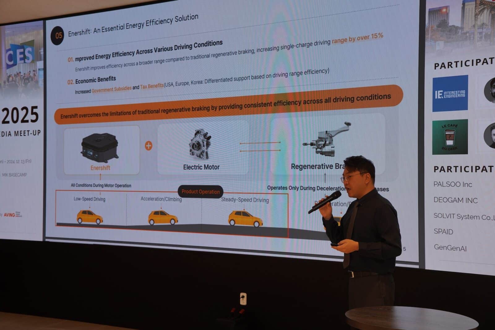 DEOGAM Enershift interview CES 2025