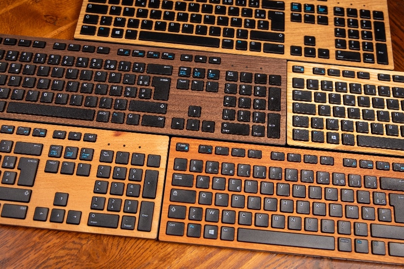 Idée Cadeau Tech : Clavier en bois