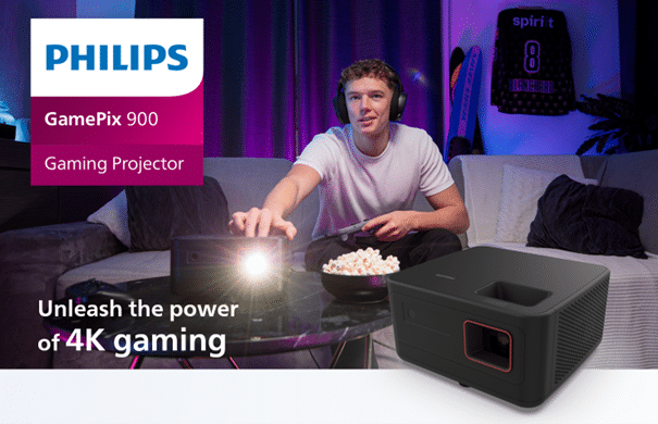 Philips lance le GamePix 900, un projecteur gaming 4K 120/240 Hz spécialement conçu pour les performances de haut niveau