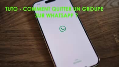 tuto quitter groupe whatsapp