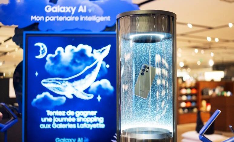 Samsung dévoile un pop-up store onirique aux Galeries Lafayette pour explorer les possibilités des Galaxy S25 Series et de Galaxy AI