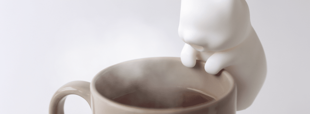 Nekojita Fufu un chaton robot compagnon de nos boissons chaudes