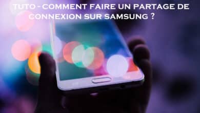 tuto partage connexion samsung