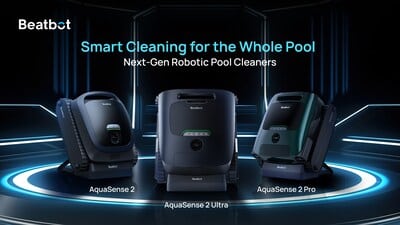 Découvrez comment Beatbot améliore le nettoyage de piscines avec AquaSense 2.