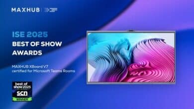 MAXHUB brille à l'ISE 2025 avec son XBoard V7 et sa UC P30 primés.