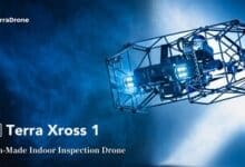 Découvrez le Terra Xross 1, le nouveau drone de Terra Drone pour l'inspection intérieure.