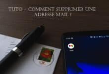 comment supprimer adresse mail