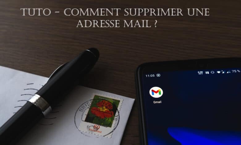 comment supprimer adresse mail