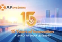 APsystems marque 15 ans d'innovations dans l'énergie intelligente.