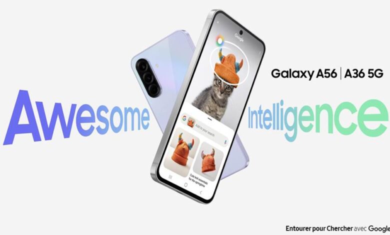 Samsung démocratise l’IA comme jamais auparavant avec les nouveaux Galaxy A56 5G, A36 5G et A26 5G