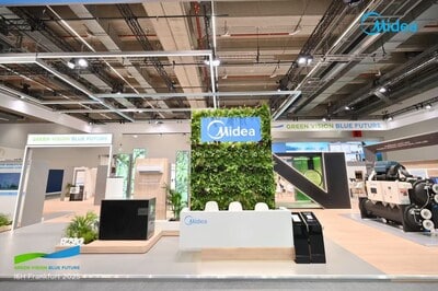 Midea présente ses solutions énergétiques durables au salon ISH 2025.