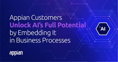Appian facilite l’intégration de l’IA pour des processus métier plus efficaces.