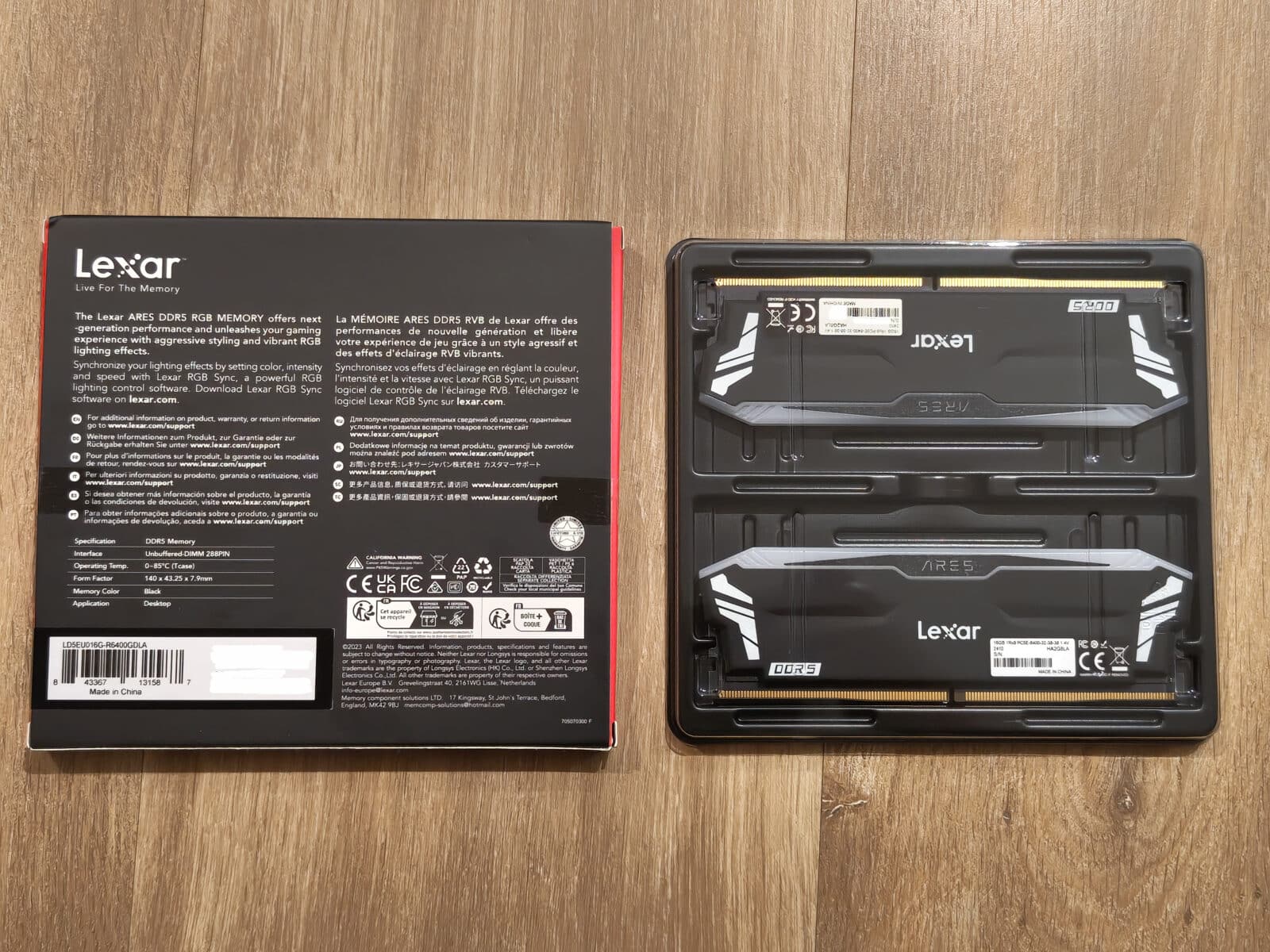 Lexar unboxing
