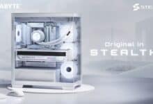GIGABYTE STEALTH ICE offre un design épuré et une installation PC facilitée.