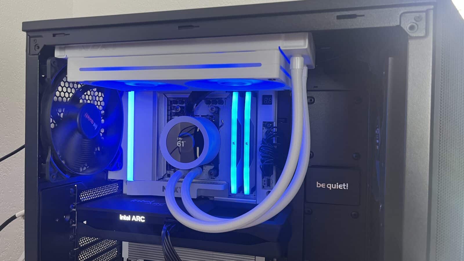 Le joli RGB de la Corsair Vengeance DDR5 6000MHz