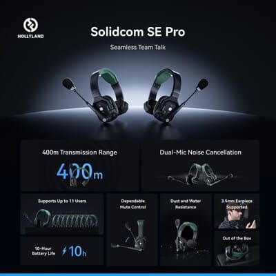 Solidcom SE Pro améliore la communication sans fil pour les professionnels exigeants.