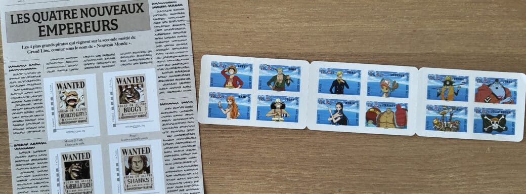 GPT : La Poste célèbre l’univers de One Piece avec une collection de timbres inédite !