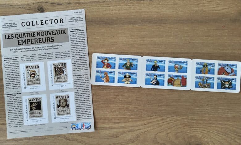 GPT : La Poste célèbre l’univers de One Piece avec une collection de timbres inédite !