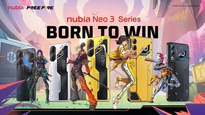 nubia Neo 3 devient le smartphone officiel de Garena Free Fire avec des fonctions gaming avancées.