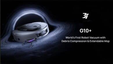 Découvrez le 3i G10+, un aspirateur robot compression débris, efficace et silencieux.